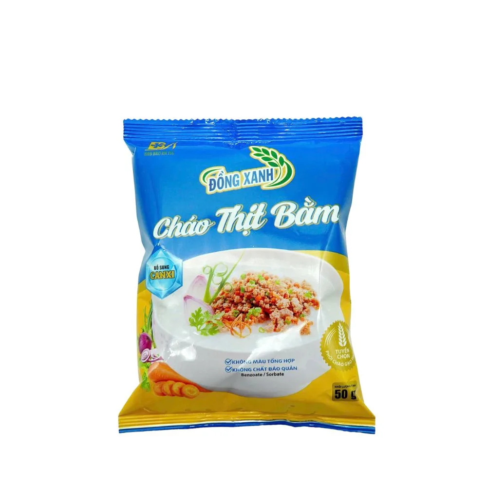 Cháo thịt bằm canxi