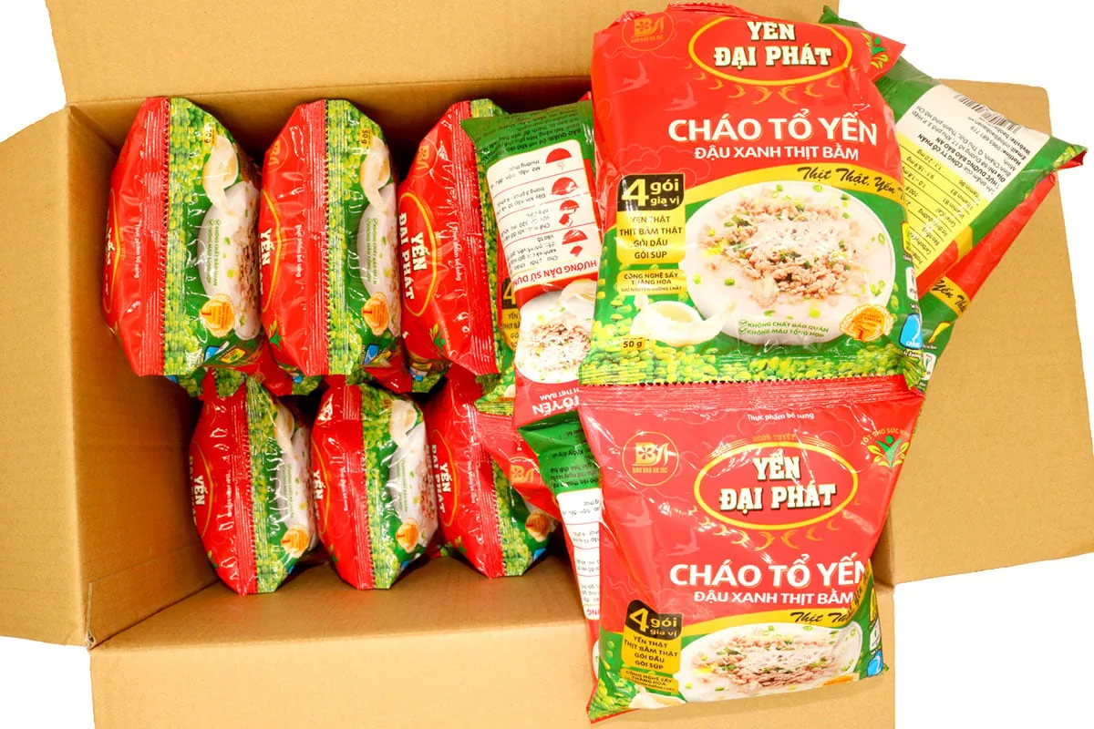 Cháo tổ yến đậu xanh thịt bằm — ảnh 4