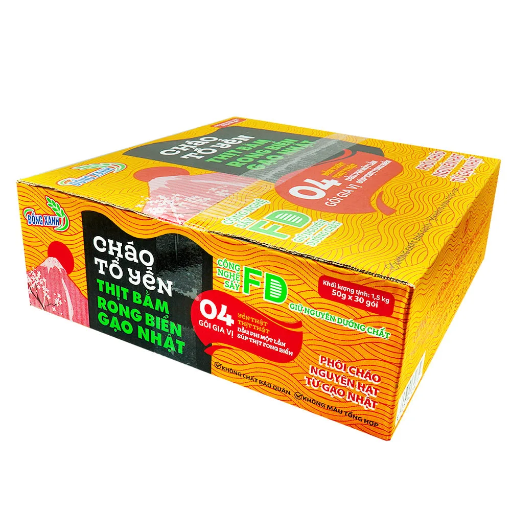 Cháo tổ yến thịt bằm rong biển gạo Nhật — ảnh 4
