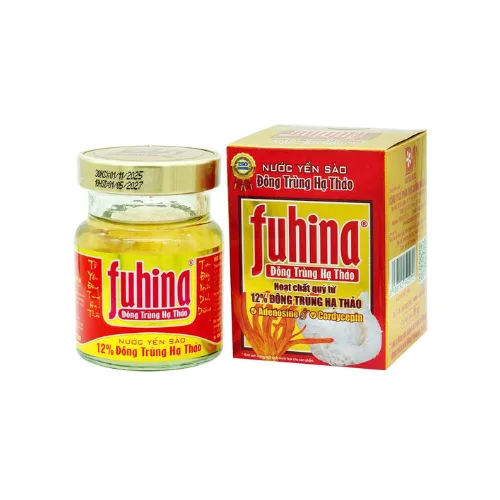 Nước yến Đông trùng hạ thảo Fuhina 12%