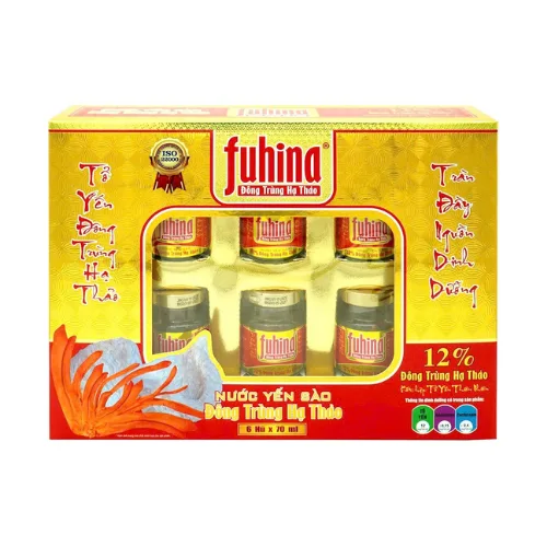 Nước yến Đông trùng hạ thảo Fuhina 12% — ảnh 5