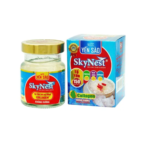 Nước yến Skynest Collagen không đường